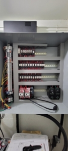 a neatly wired controller
